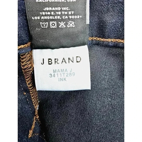 J Brand size 25X29 Mama J Skinny Leg Ink Under Belly Inset Panel Maternity Jeans - Picture 6 of 16